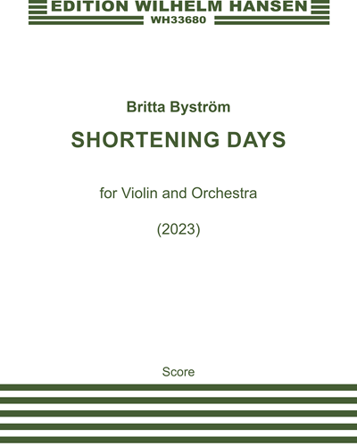 Shortening Days — Britta Byström