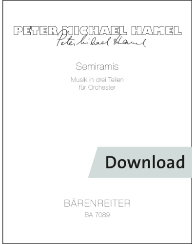 Semiramis für Orchester — Peter Michael Hamel