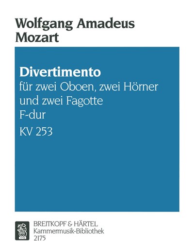 Divertimento in F major, K. 253 — 莫扎特