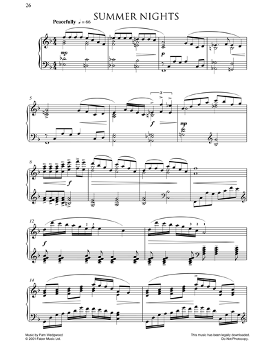 Summer Nights — Pam Wedgwood