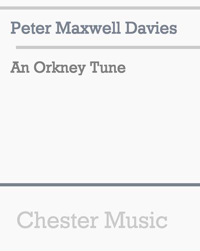 An Orkney Tune — 马克斯韦尔·戴维斯