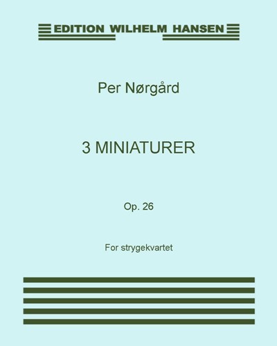 3 miniaturer, Op. 26 — 佩尔·诺高