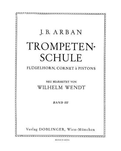 Trumpet School, Book 3 — 阿尔班