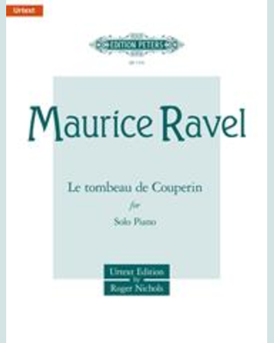 Le tombeau de Couperin for Piano — 拉威尔