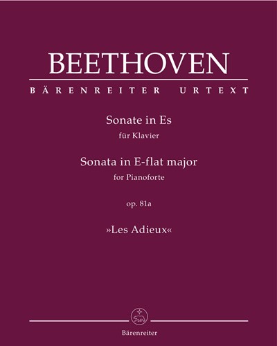 Sonata in E-flat major, op. 81a 'Les Adieux' — 贝多芬