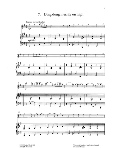 Ding Dong Merrily On High — Jehan Tabourot