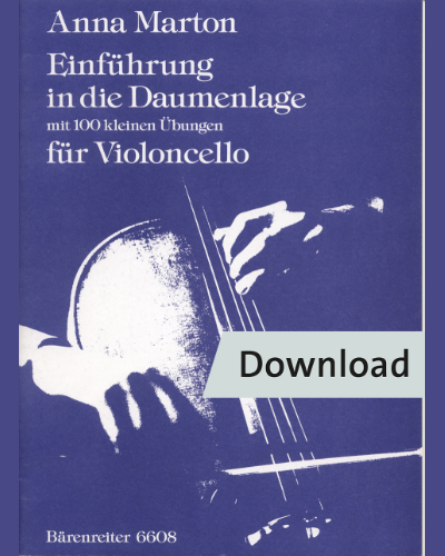Einführung in die Daumenlage — Anna Marton