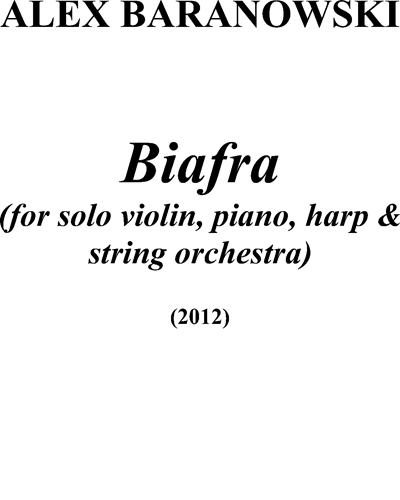 Biafra — Alex Baranowski