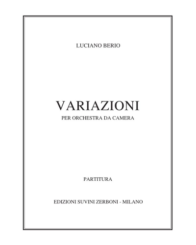 Variazioni — 贝里奥