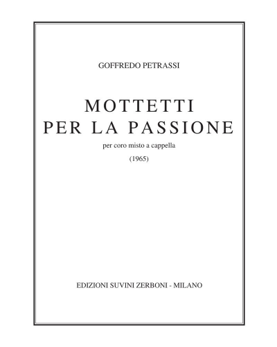 Mottetti per la passione — 彼得拉西