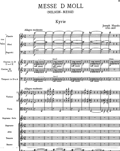 Nelson Mass in D minor, op. XXII:11 — 海顿