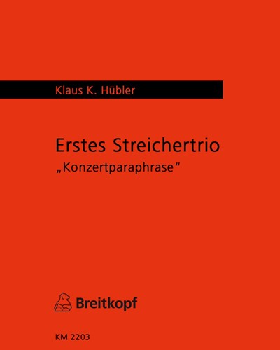 Streichtrio Nr. 1 — Klaus K. Hübler