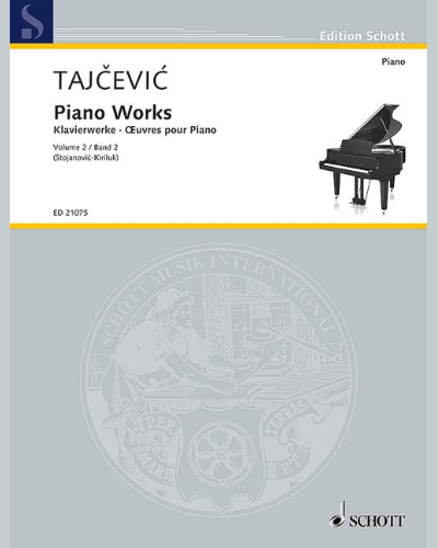 Piano Works — Marko Tajčević