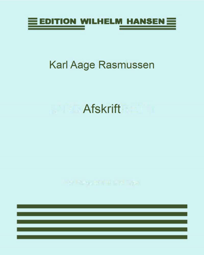 Afskrift — Karl Aage Rasmussen