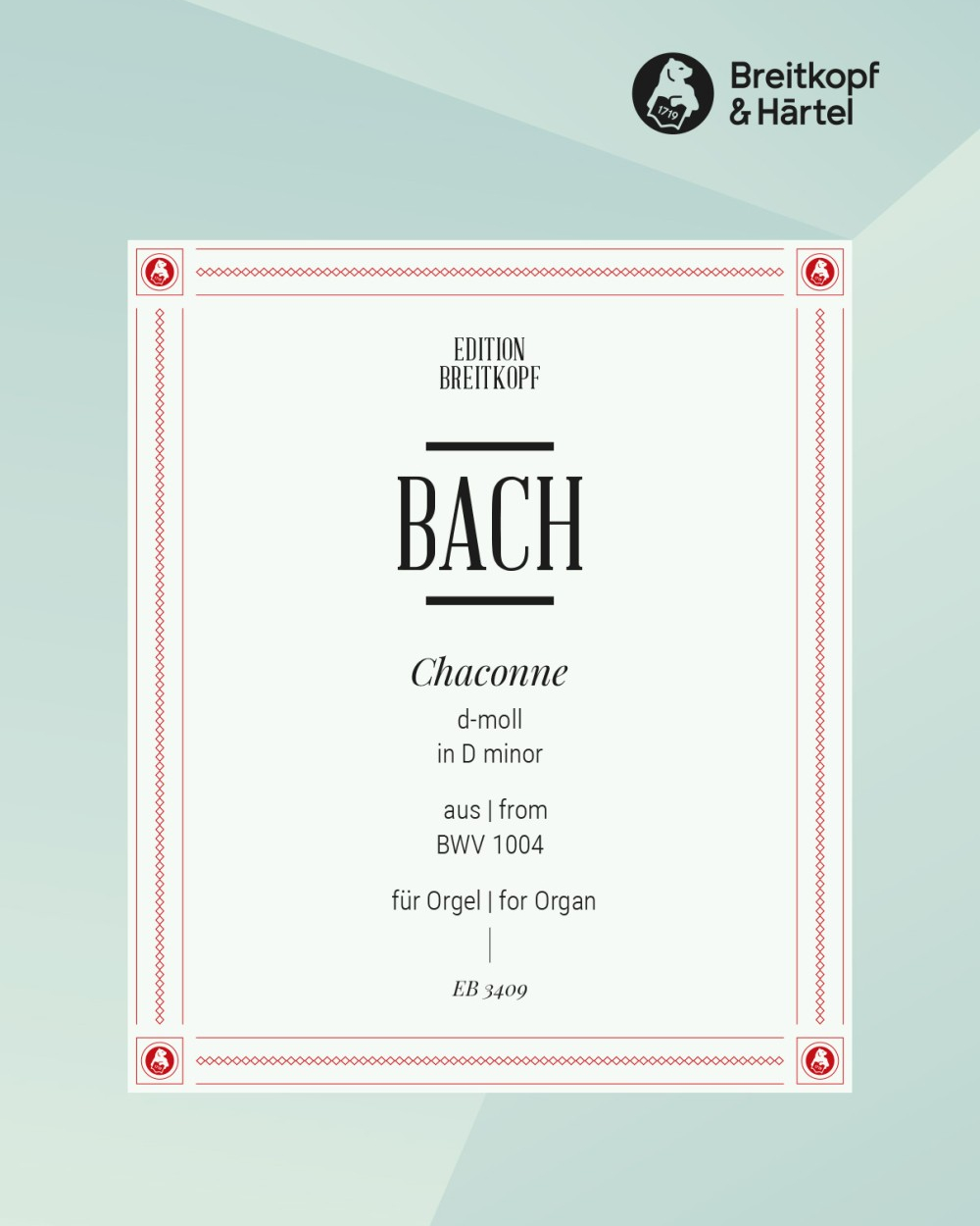 Chaconne from Partita No. 2 in D minor, BWV 1004 — 巴赫