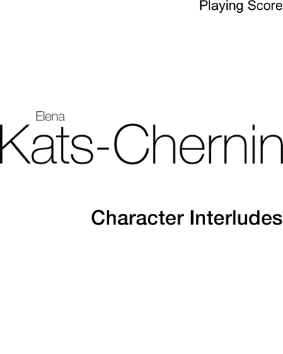 Character Interludes — Elena Kats-Chernin