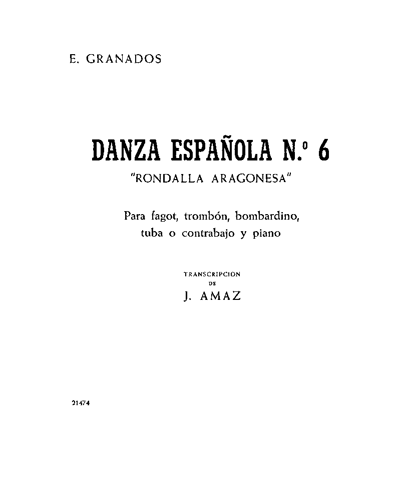 Danza Española — 格拉纳多斯