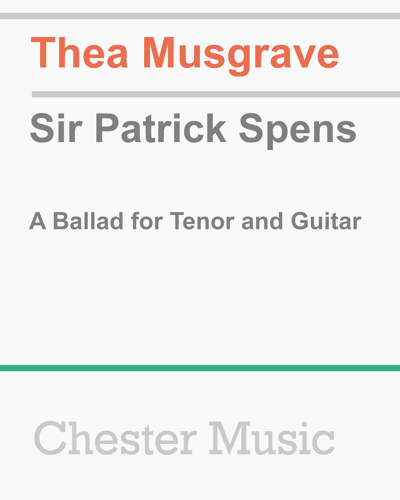 Sir Patrick Spens — 西娅·马斯格雷夫