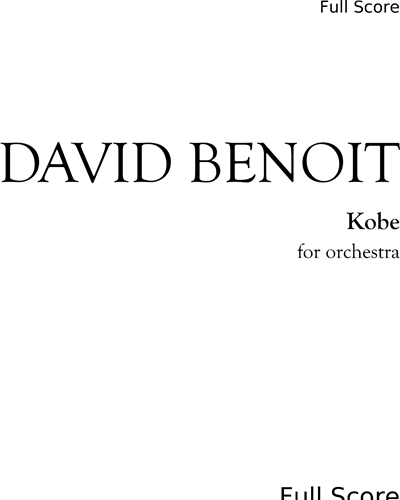 Kobe — David Benoit