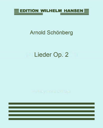 Lieder, op. 2 — 勋伯格