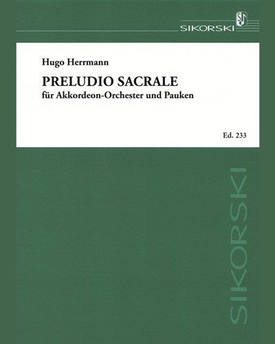 Preludio sacrale — Hugo Herrmann