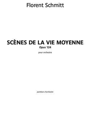 Scènes de la vie moyenne, op. 124 — Florent Schmitt
