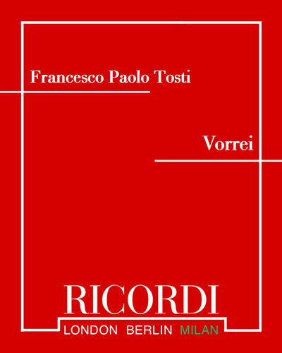 Vorrei — 托斯蒂