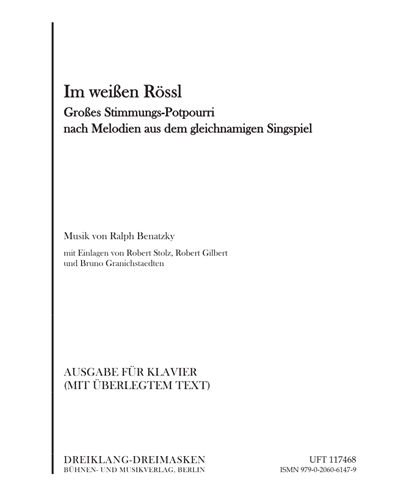 Im weißen Rössl — Ralph Benatzky