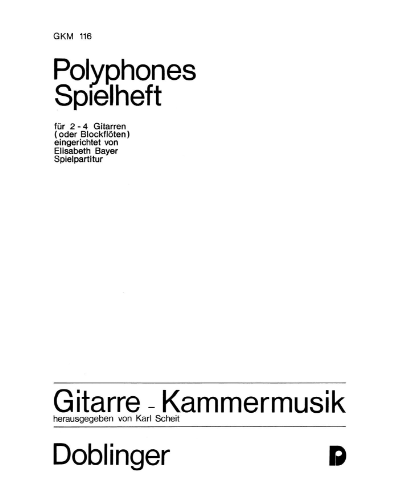 Polyphones Spielheft — Elisabeth Bayer