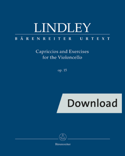 Capriccios and Exercises for the Violoncello, op. 15 — Robert Lindley