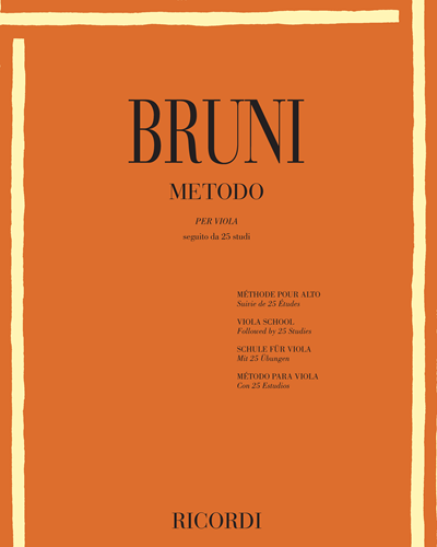 Metodo per viola — Antonio Bartolomeo Bruni