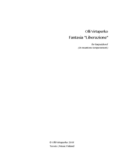 Fantasia "Liberazione" — Olli Virtaperko