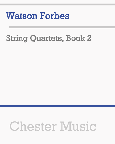 String Quartets, Book 2 — Watson Forbes