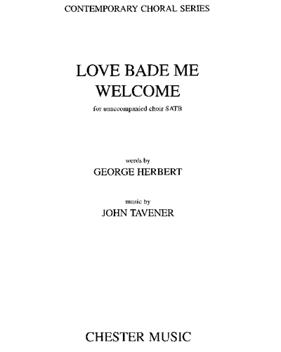 Love Bade Me Welcome — 约翰·塔文纳