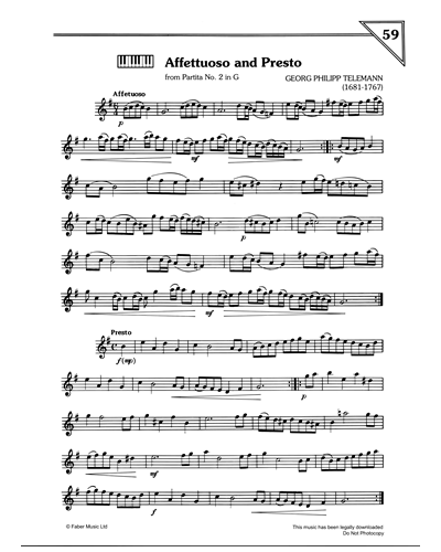 Affettuoso And Presto — 泰勒曼