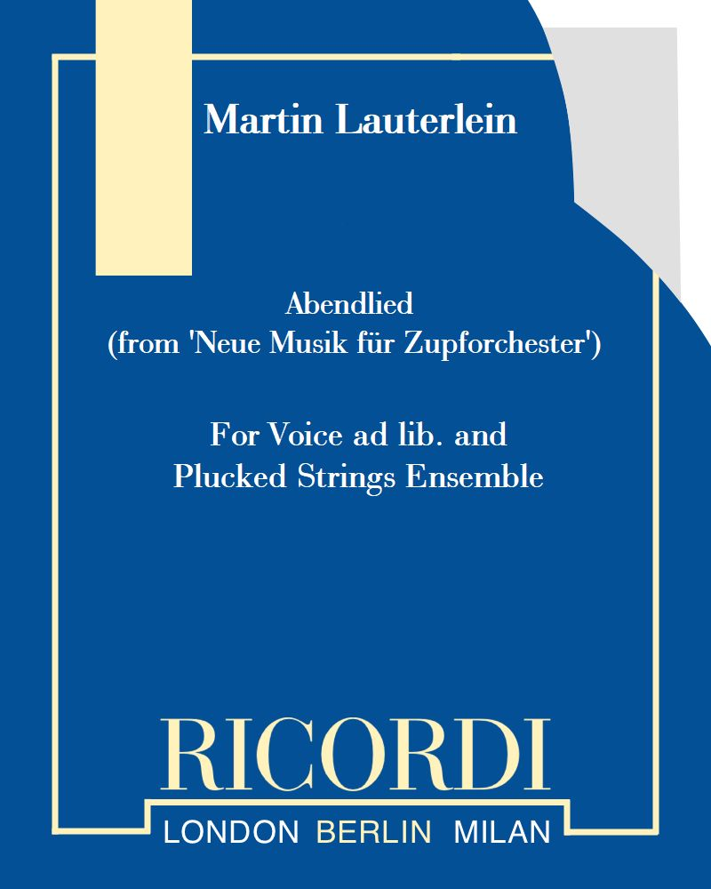 Abendlied (from 'Neue Musik für Zupforchester') — Martin Lauterlein