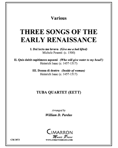 Three Songs from the Renaissance — Various