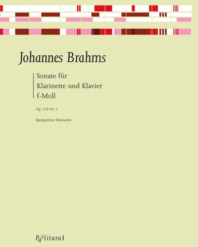 Sonata No. 1 in F minor, op. 120 no. 1 — 勃拉姆斯
