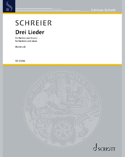 Drei Lieder — Anno Schreier