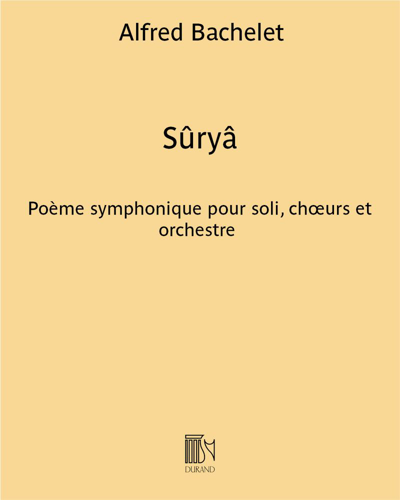 Sûryâ — Alfred Bachelet