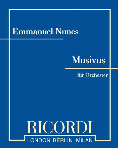 Musivus — Emmanuel Nunes