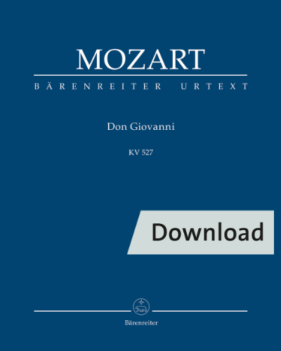 Don Giovanni K. 527 — Wolfgang Amadeus Mozart