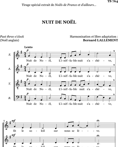 Nuit de Noël — Bernard Lallement