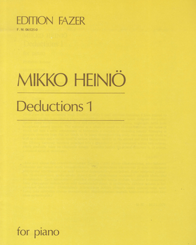 Deductions 1 — Mikko Heiniö