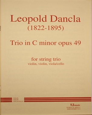 Trio in C minor, op. 49 — Leopold Dancla