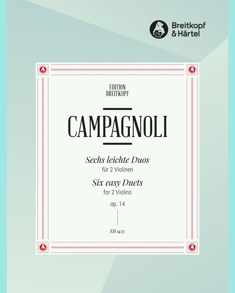 6 leichte Duos op. 14 — Bartolomeo Campagnoli