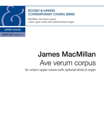Ave Verum Corpus — 詹姆斯·麦克米伦