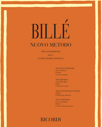 Nuovo metodo per contrabasso, Vol. 1 — Isaia Billè