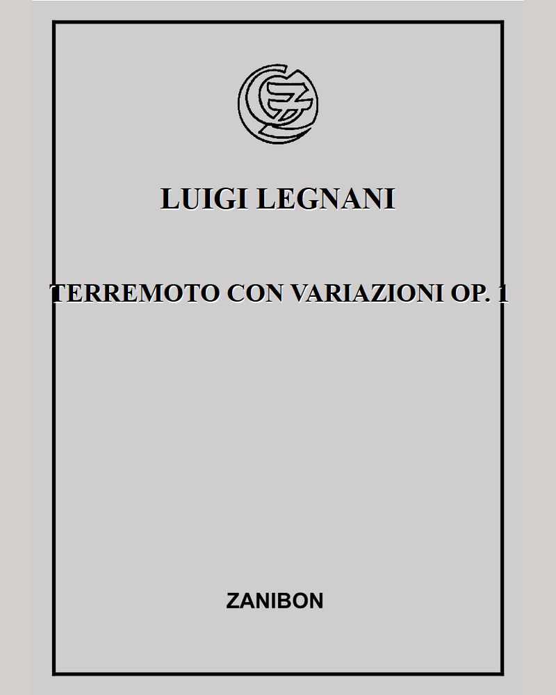Terremoto con variazioni Op. 1 — Luigi Legnani