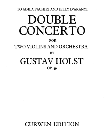 Double Concerto, op. 49 — 霍尔斯特